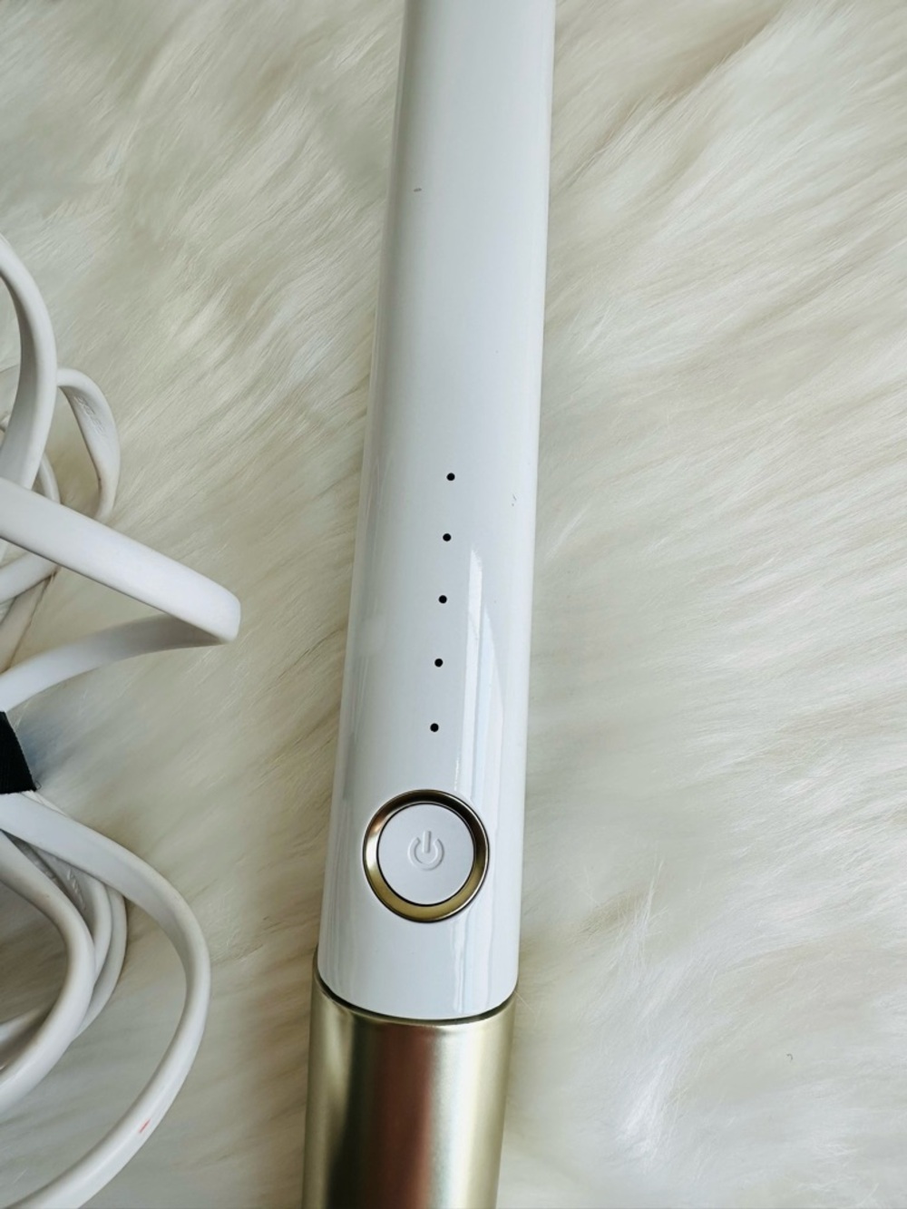 T3 Professional SinglePass Ceramic 1” Flat Iron Hair Straightener White and Gold - Picture 5 of 14